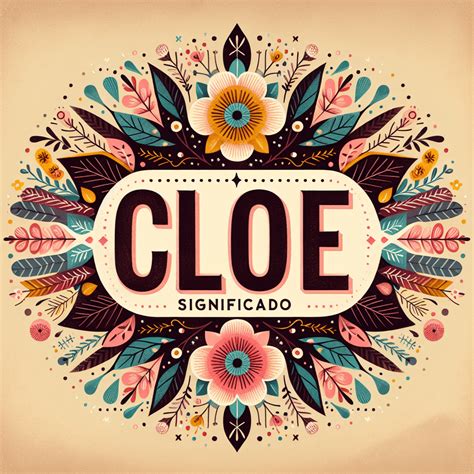 Significado del nombre Cloe: origen e historia.